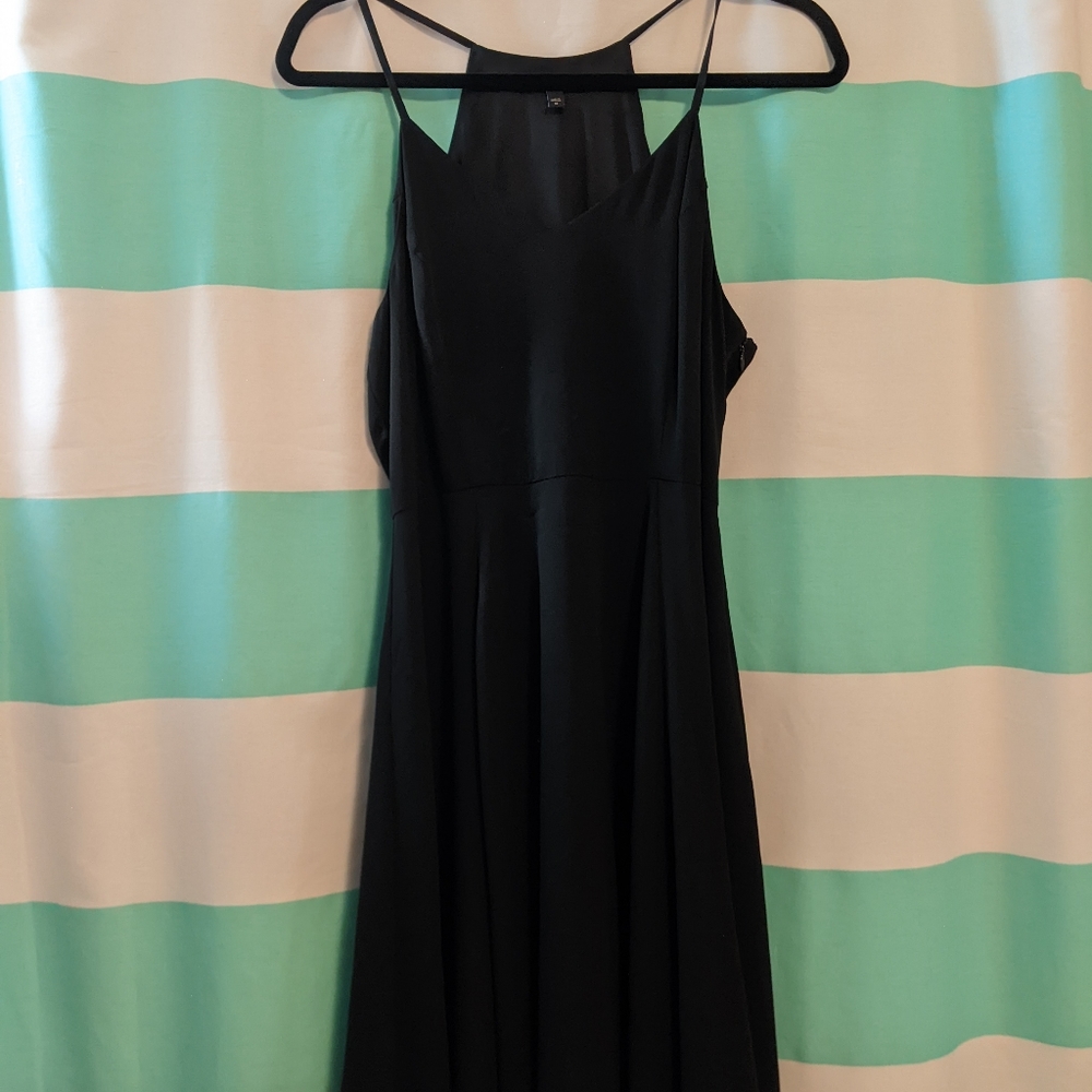 Express black cocktail dress